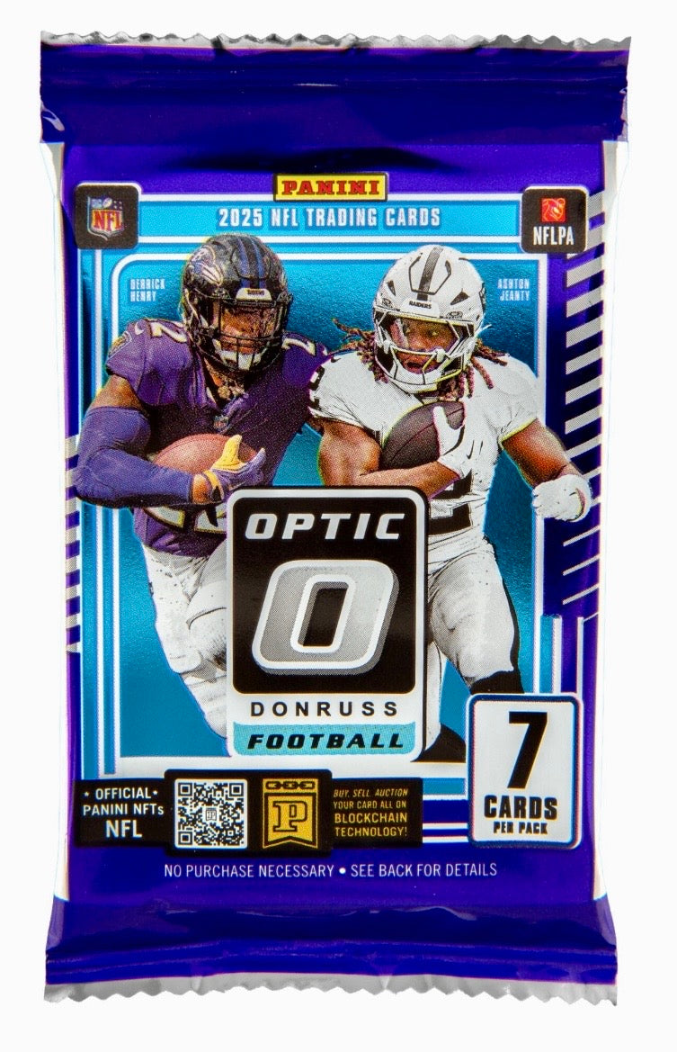 2025 Panini Optic NFL Cards Mega Box