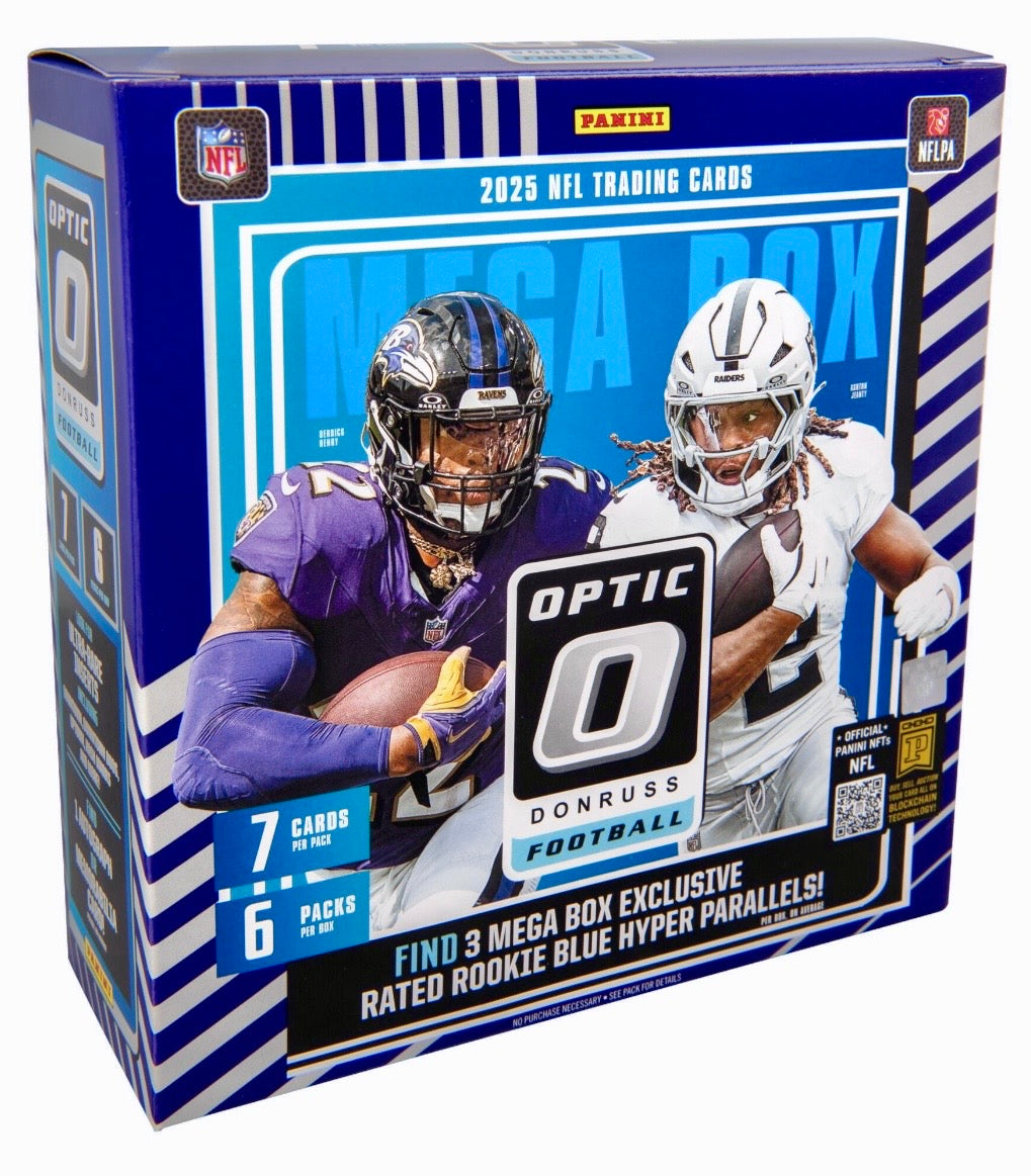 2025 Panini Optic NFL Cards Mega Box
