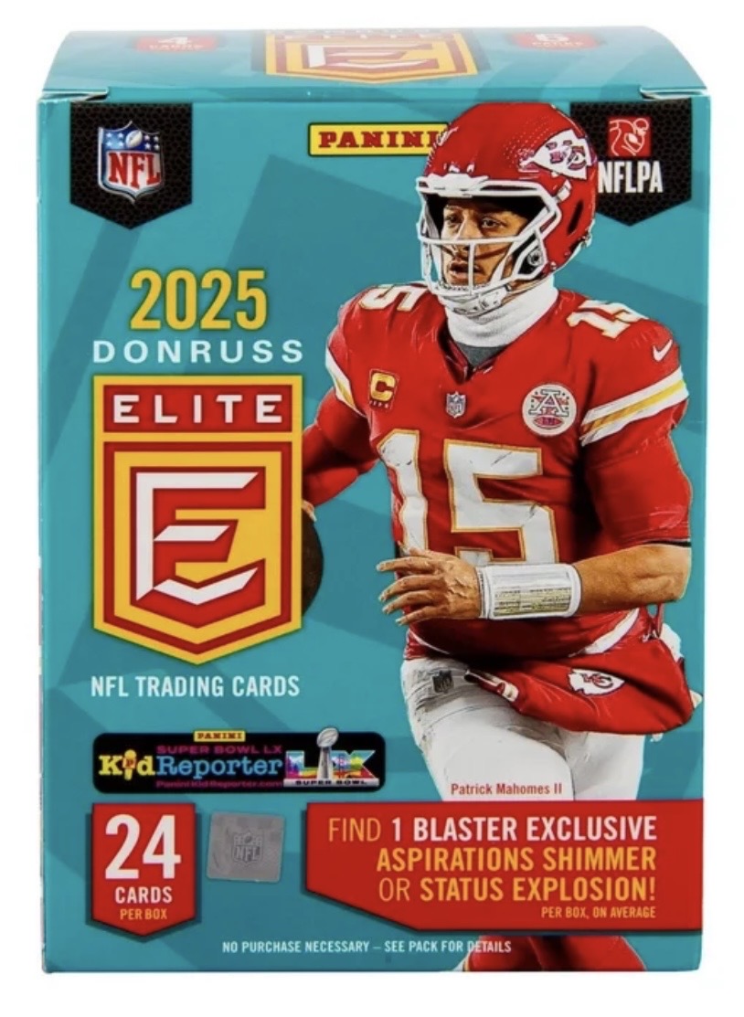 2025 Panini NFL Donruss Elite Cards Blaster Box