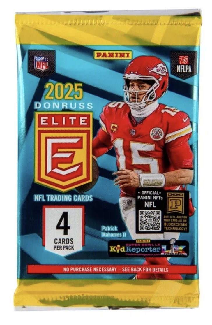 2025 Panini NFL Donruss Elite Cards Blaster Box