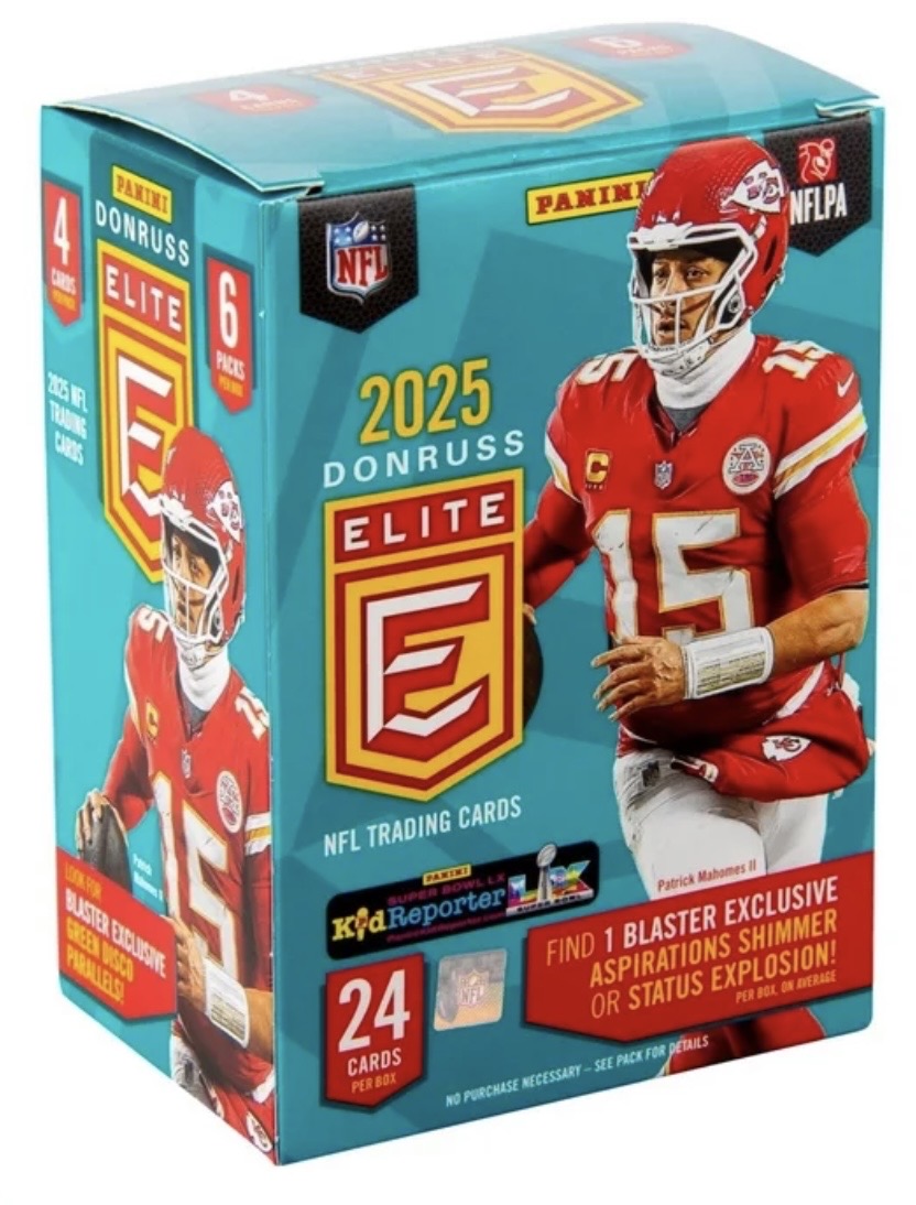 2025 Panini NFL Donruss Elite Cards Blaster Box
