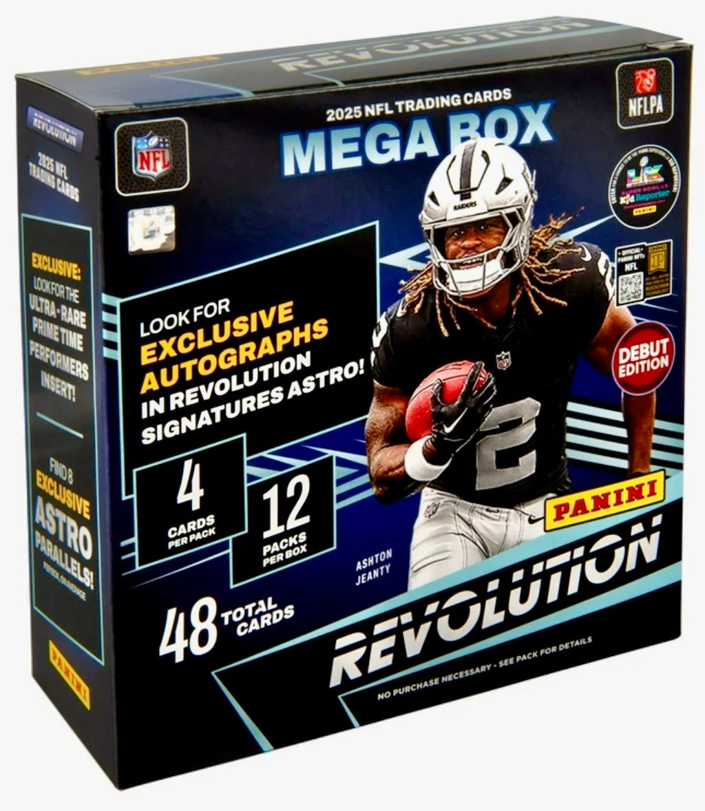 2025 Panini Revolution NFL Cards Mega Box