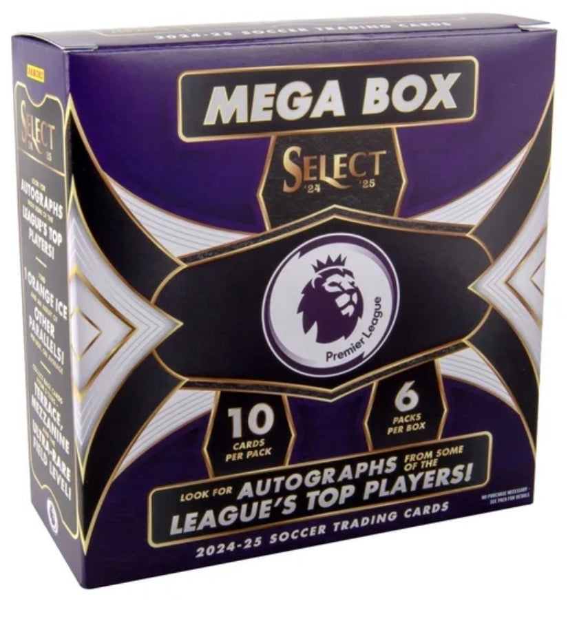 2024-25 Panini Select Premier League Soccer Cards Mega Box