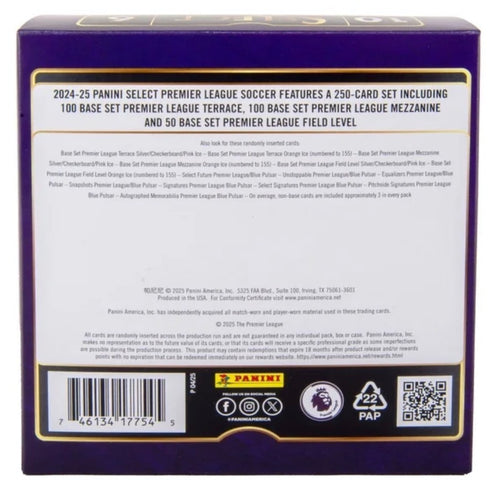 2024-25 Panini Select Premier League Soccer Cards Mega Box