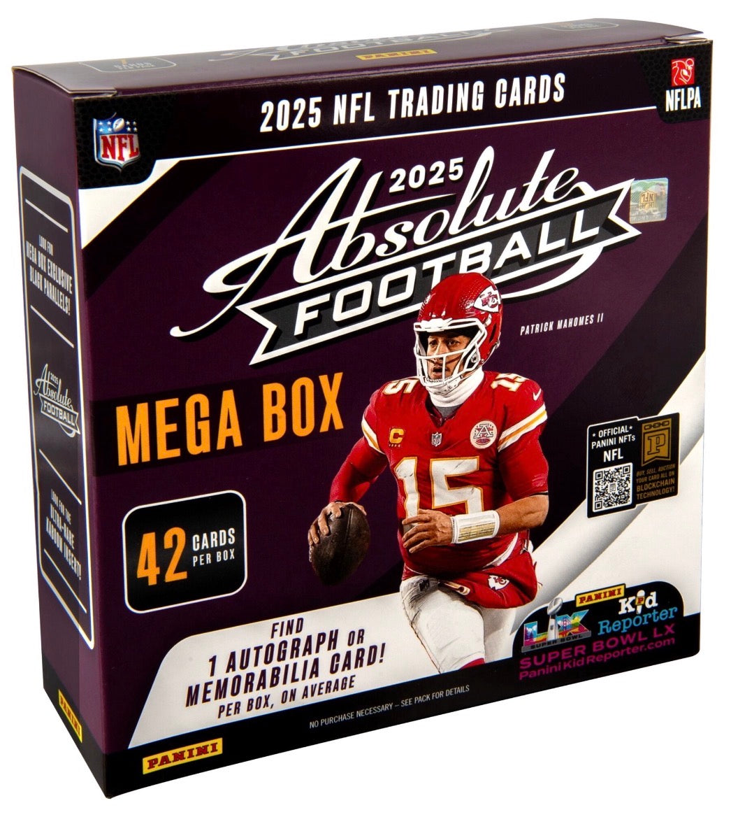 2025 Panini Absolute NFL Cards Mega Box