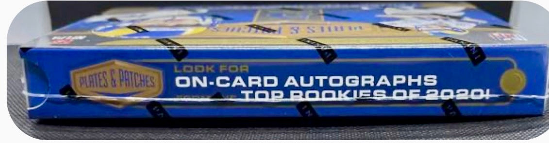 2020-21 Panini Plates & Patches NFL Cards Hobby Box